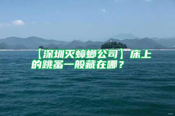 【深圳灭蟑螂公司】床上的跳蚤一般藏在哪？