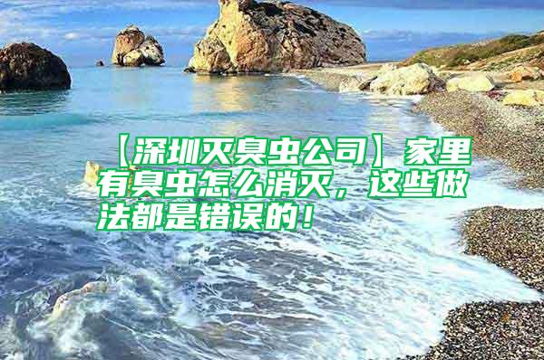 【深圳灭臭虫公司】家里有臭虫怎么消灭，这些做法都是错误的！