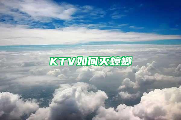 KTV如何灭蟑螂