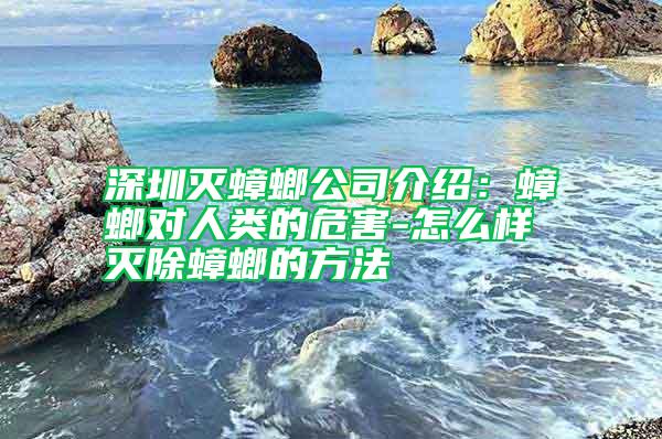 深圳灭蟑螂公司介绍：蟑螂对人类的危害-怎么样灭除蟑螂的方法