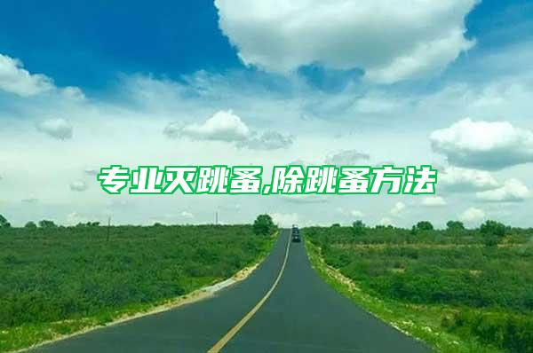 专业灭跳蚤,除跳蚤方法