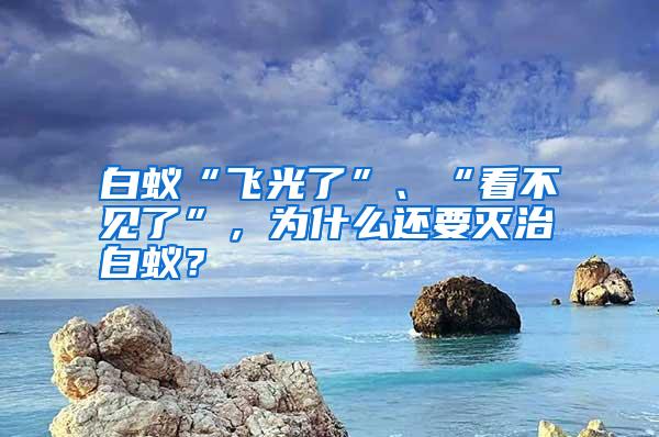 白蚁“飞光了”、“看不见了”，为什么还要灭治白蚁？