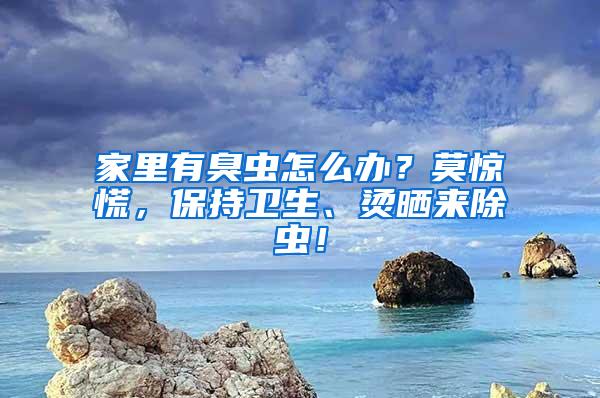 家里有臭虫怎么办？莫惊慌，保持卫生、烫晒来除虫！