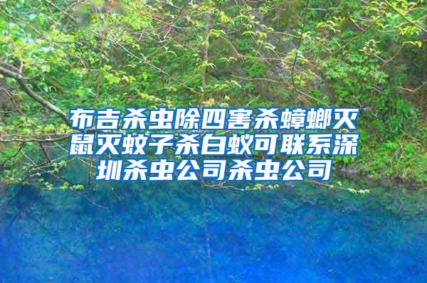 布吉杀虫除四害杀蟑螂灭鼠灭蚊子杀白蚁可联系深圳杀虫公司杀虫公司