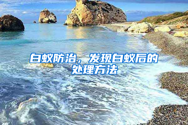 白蚁防治，发现白蚁后的处理方法