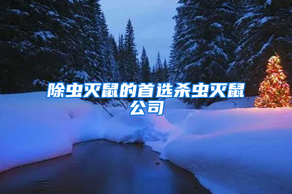 除虫灭鼠的首选杀虫灭鼠公司