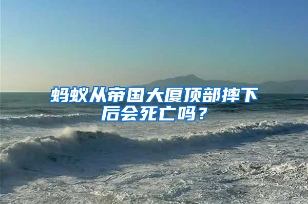 蚂蚁从帝国大厦顶部摔下后会死亡吗？