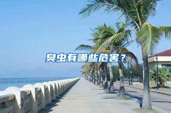 臭虫有哪些危害？